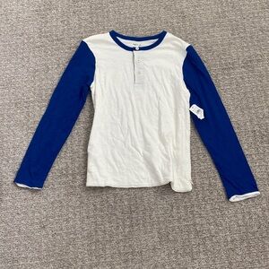 Long Sleeve Gap Baseball Shirt Gap Factory Button Up GapKids Gap Kids Size Large